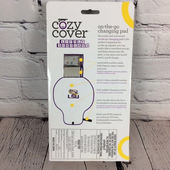 🐯NCAA Louisiana State University LSU TIGERS “Baby Shower Gift Set” 4 Piece Set - Picture 5 of 12